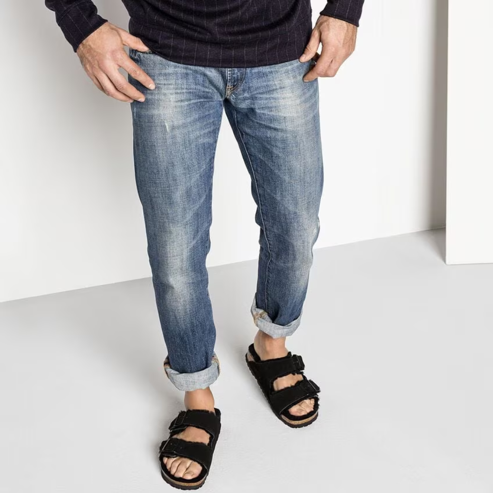 Sandal Arizona Sheepskin Suede