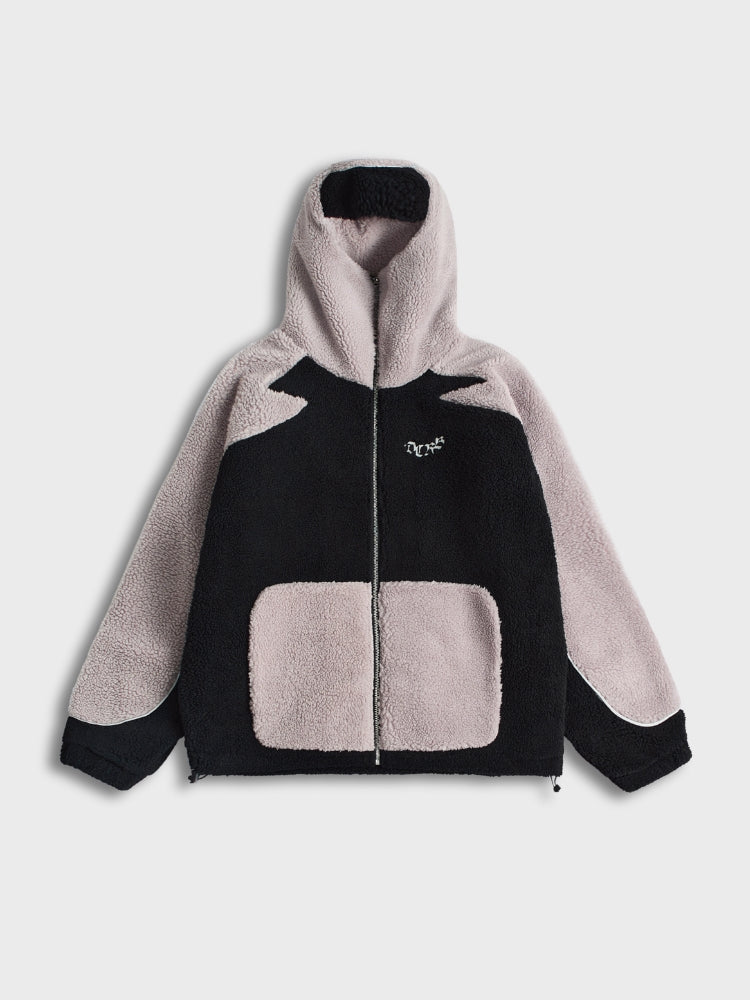 MyGarments - Black & Grey Sherpa Ninja Fleece