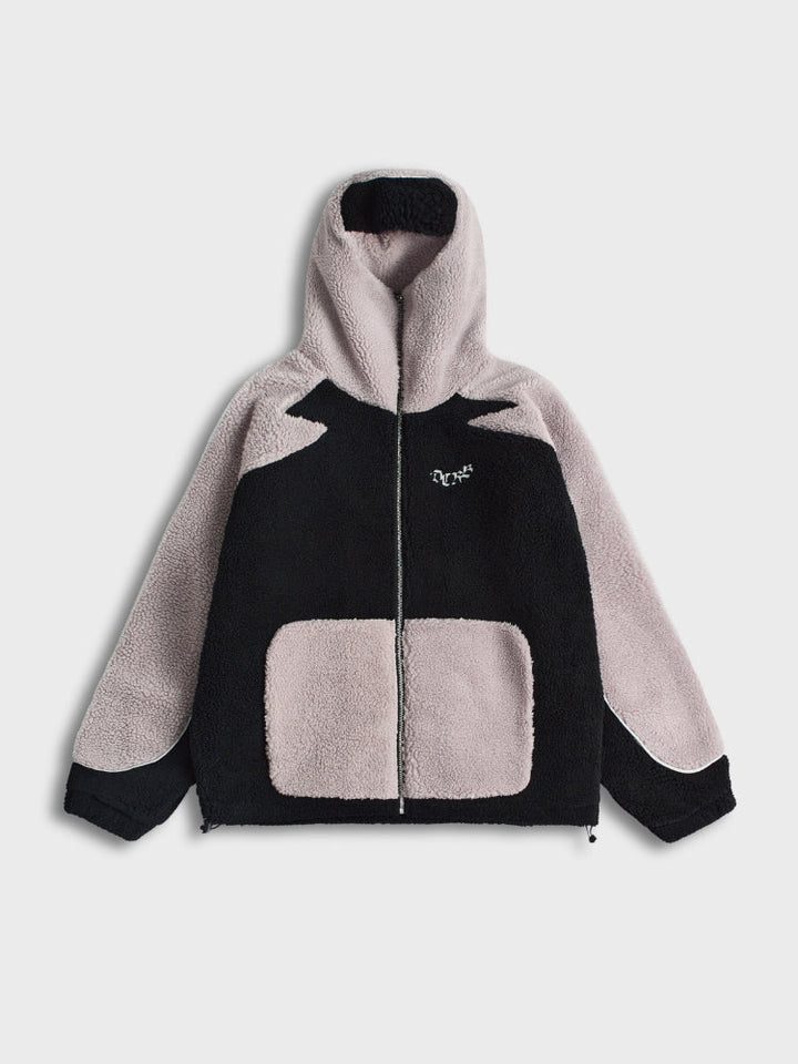 MyGarments - Black & Grey Sherpa Ninja Fleece