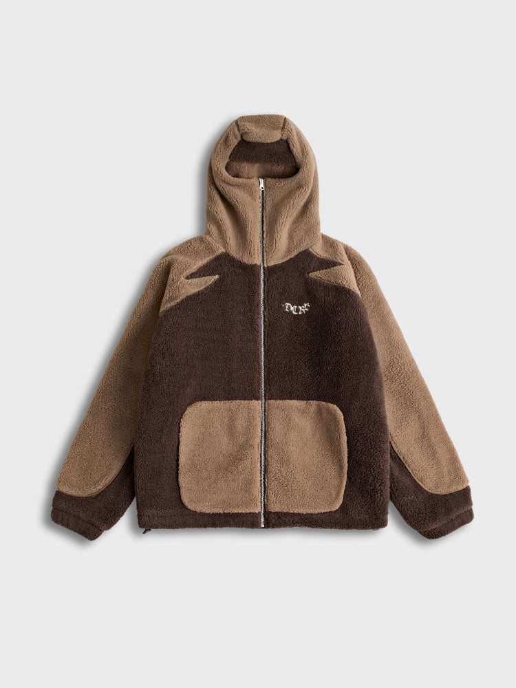 MyGarments - Wolf Grey & White Sherpa Ninja Fleece