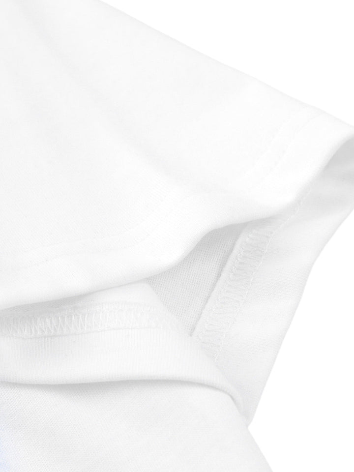 Butterfly Patch Embroidered Graphic T-Shirt