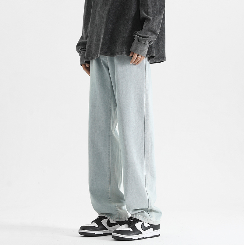 'Fade Haze' Clean-Fit Baggy Jeans