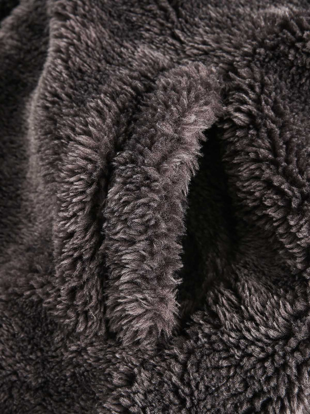 Fur Hooded Quilted Sherpa Jacket - 2304