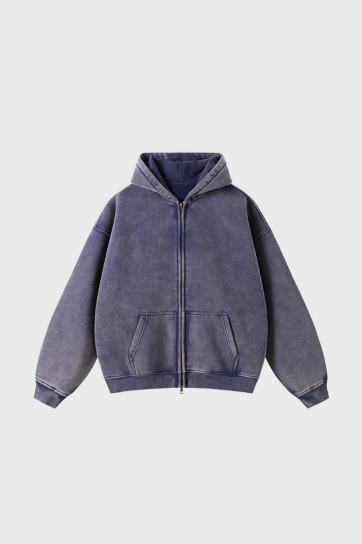 Graphic Heavyweight Zipped Hoodie