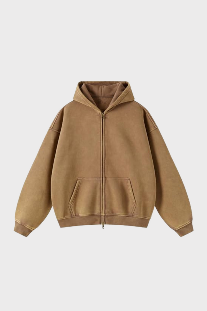 Graphic Heavyweight Zipped Hoodie
