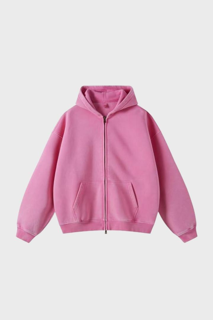 Graphic Heavyweight Zipped Hoodie