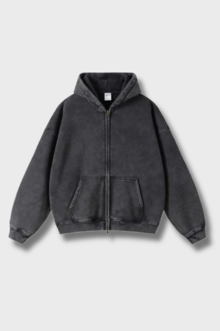 Graphic Heavyweight Zipped Hoodie