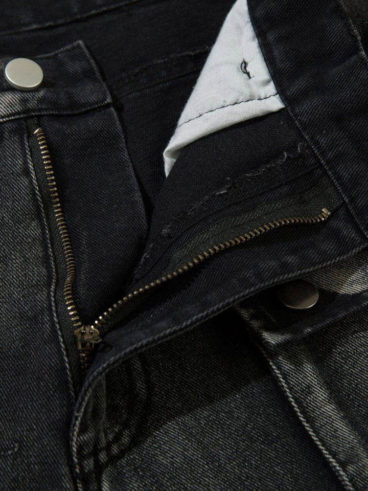 High Street Embroidery Hip-Hop Jeans - 2122