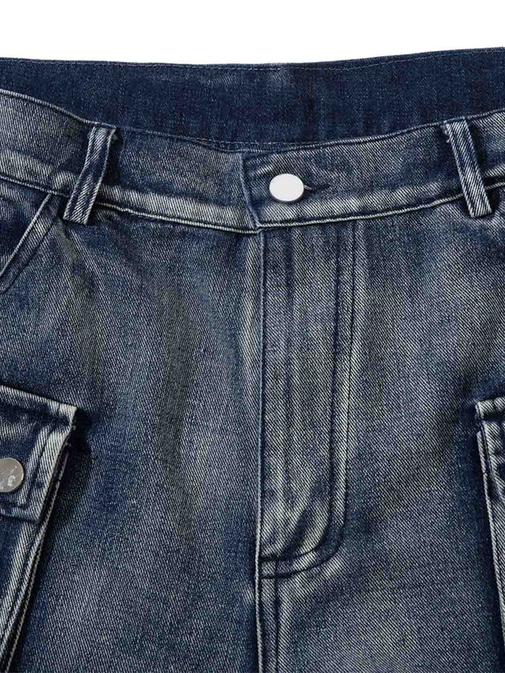 High Street Embroidery Hip-Hop Jeans - 2122
