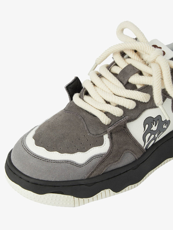 Monochrome Shadowwave Heavy-Duty Street Sneakers-1507