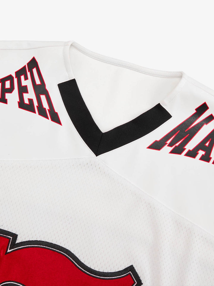 Original "SUPER 7" V-Neck Jersey T-SHIRT - 2400