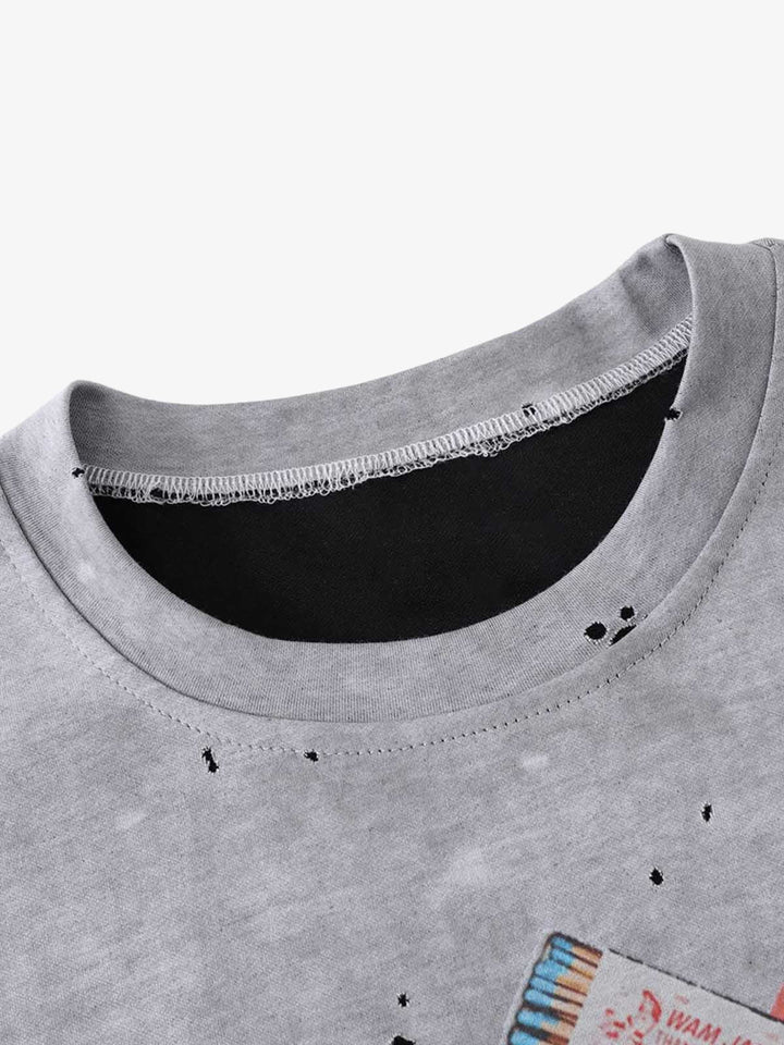 Retro Ink Splash T-shirt