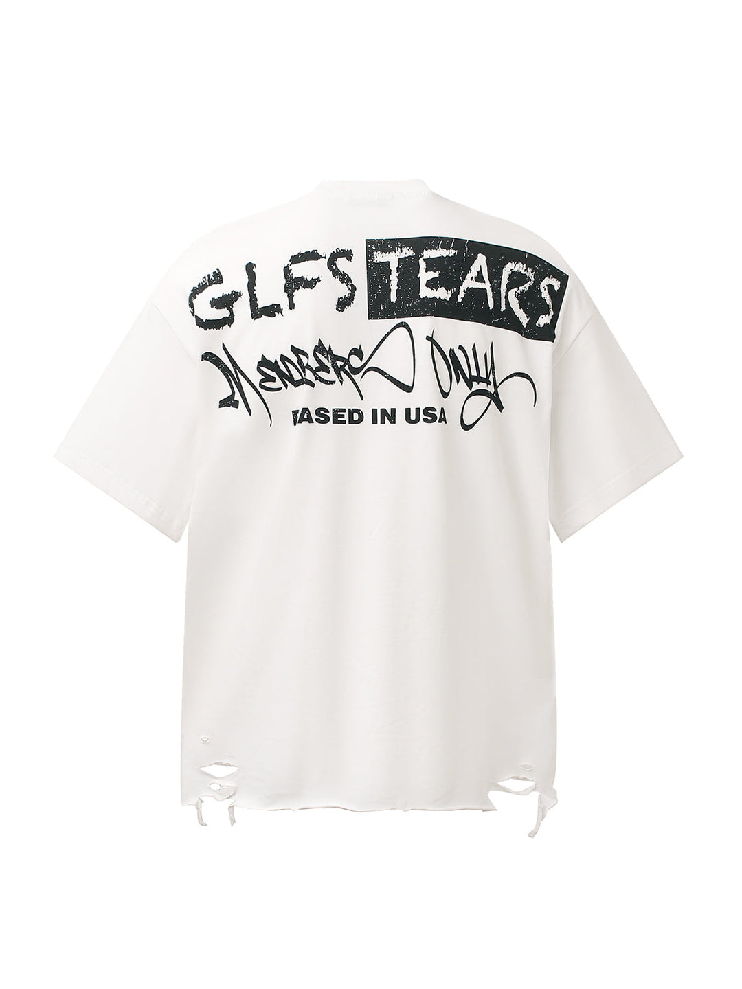 Retro Letter Lip Graphic T-Shirt