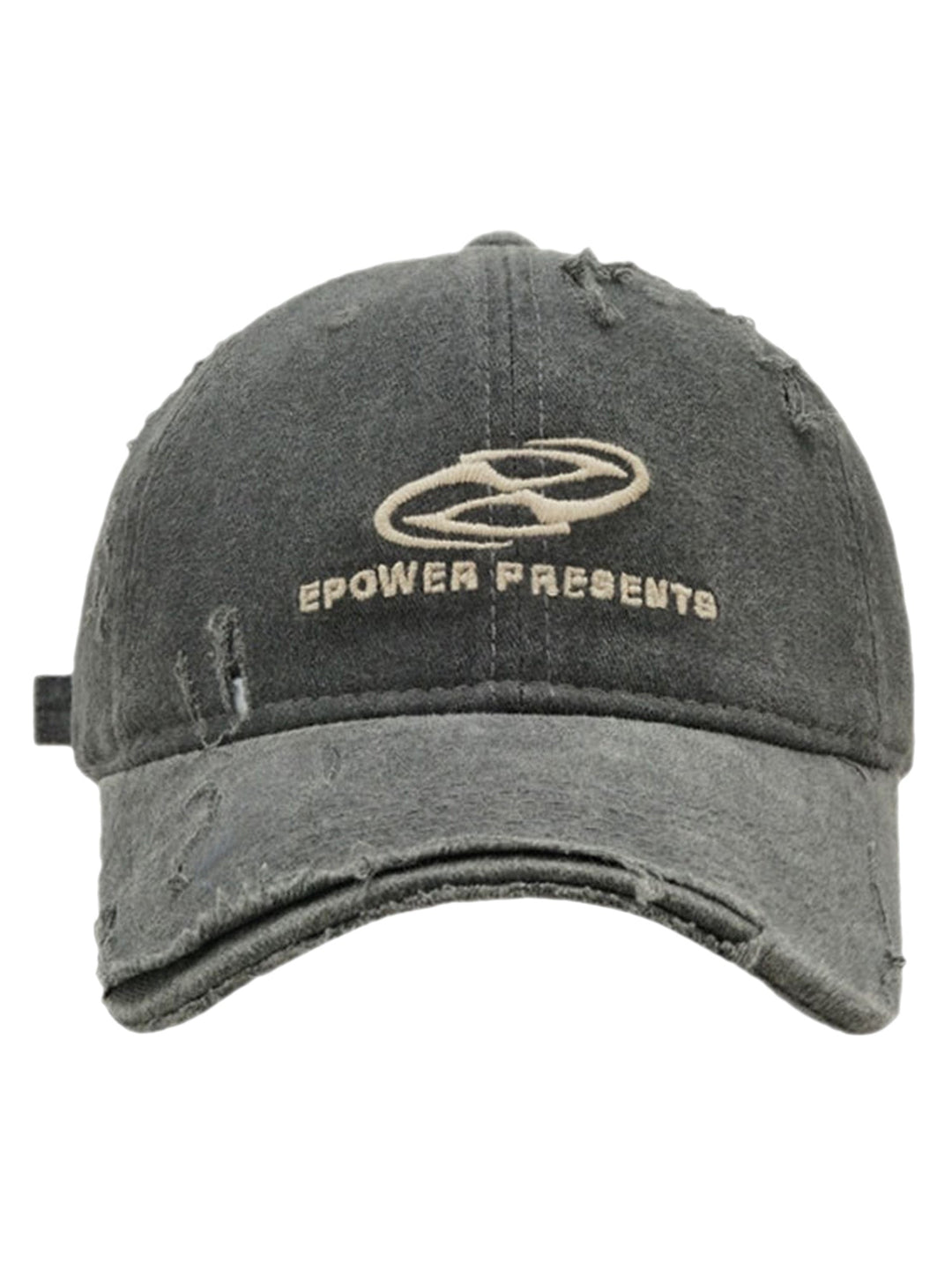 Ripped Denim Baseball Cap - 2028