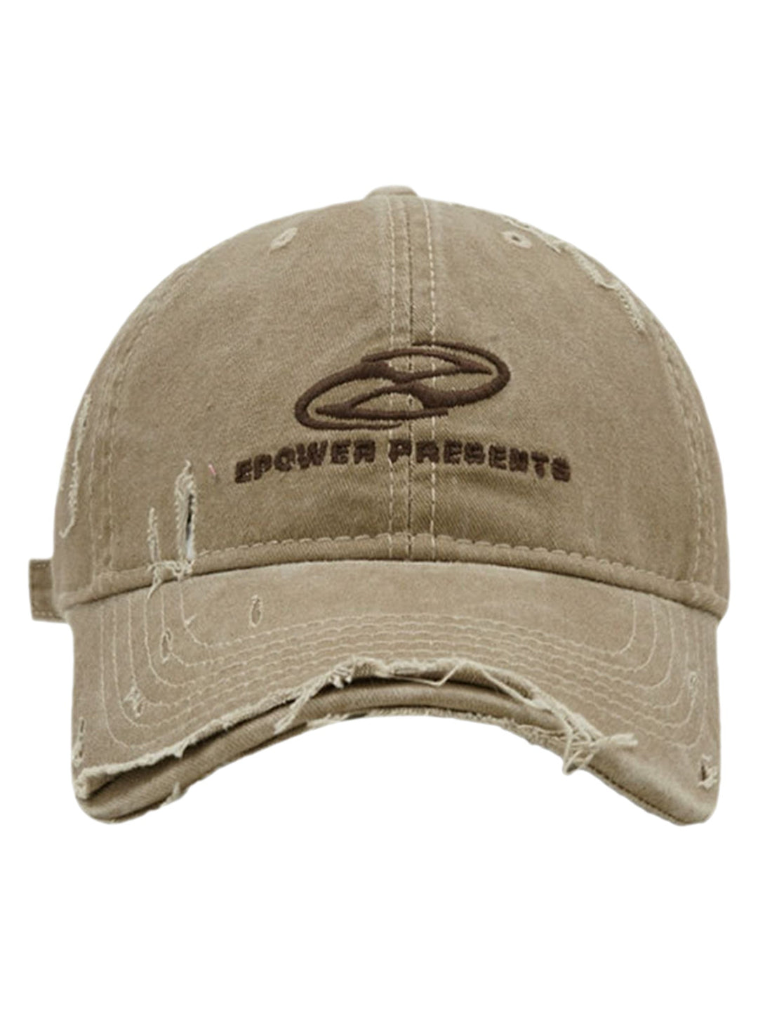 Ripped Denim Baseball Cap - 2028