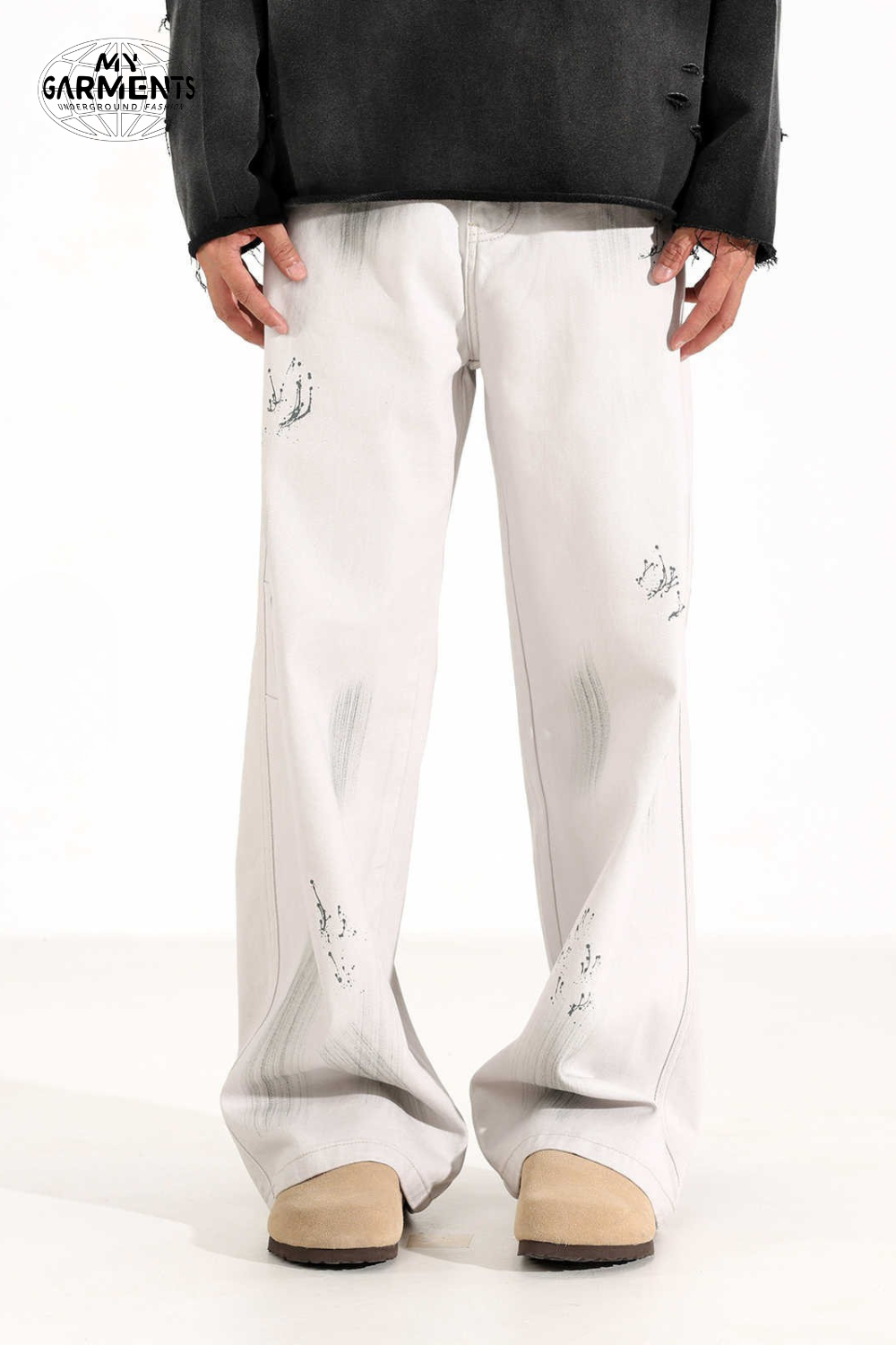 'Riptide' Washed Baggy Jeans