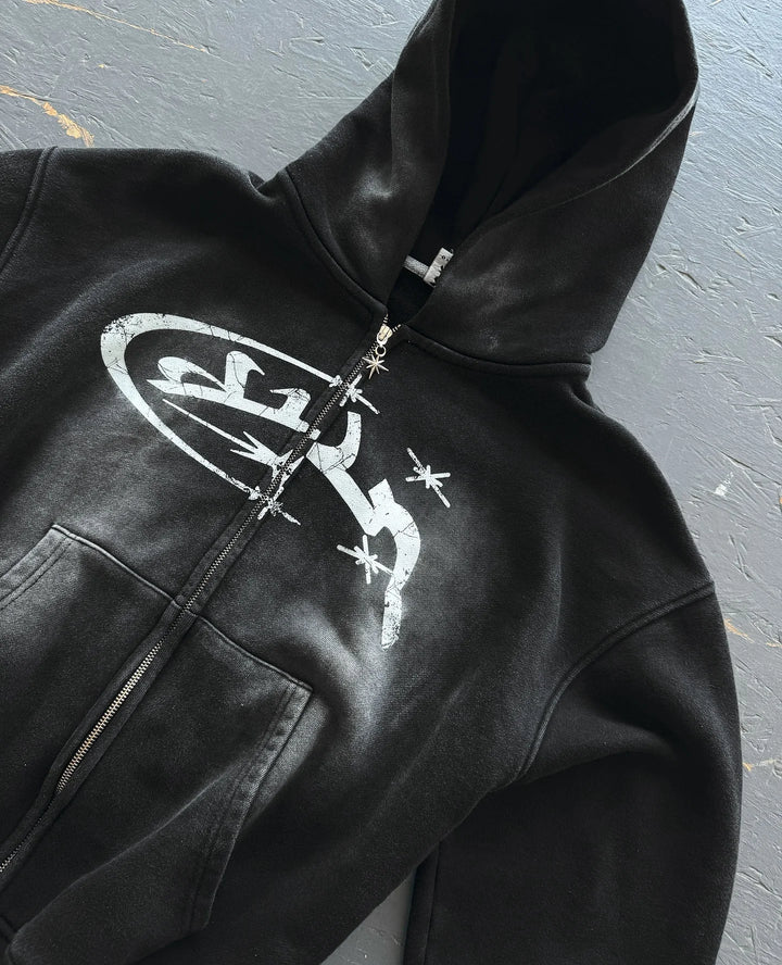 Y2K Arabia Washed Zip-Up