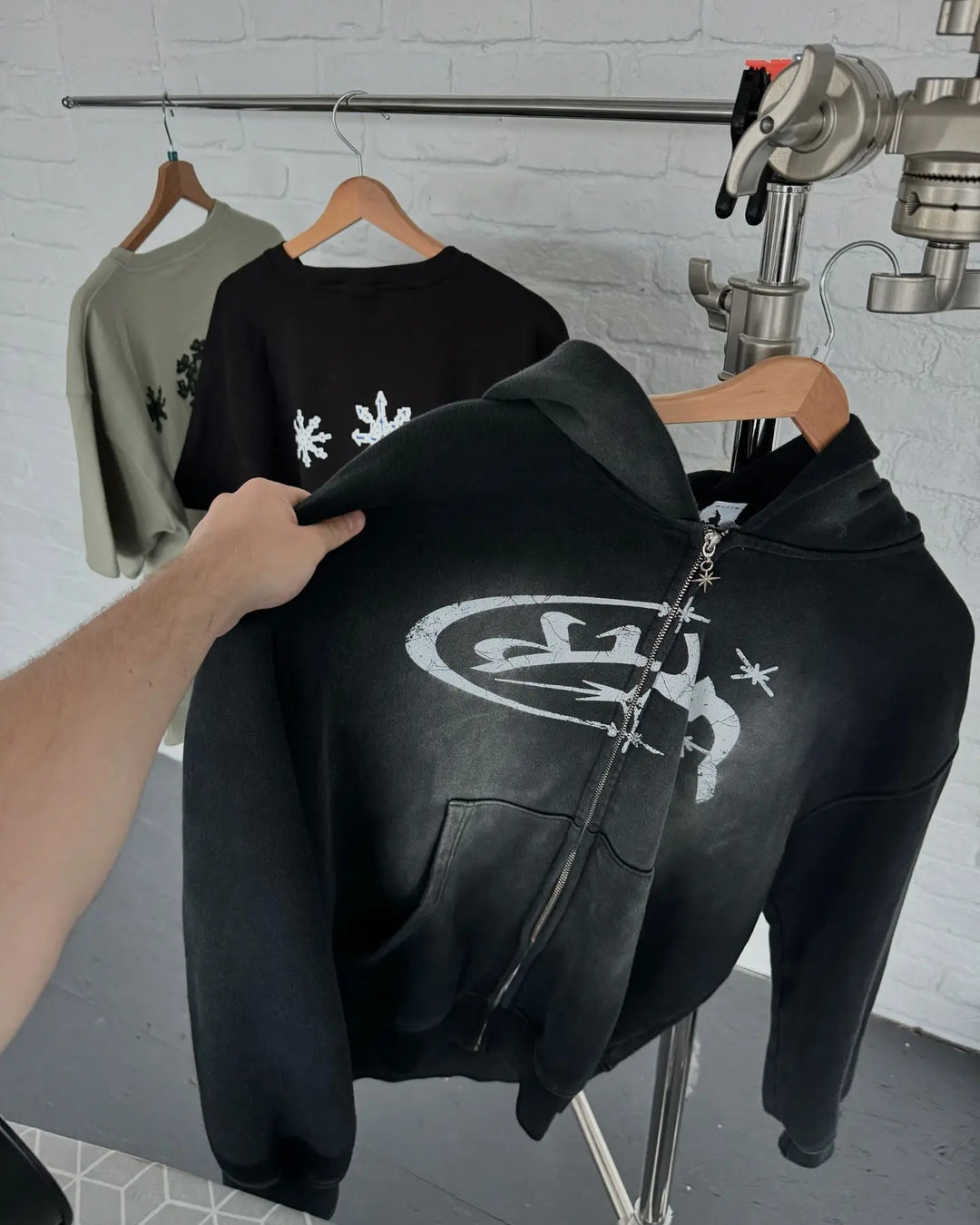 Y2K Arabia Washed Zip-Up