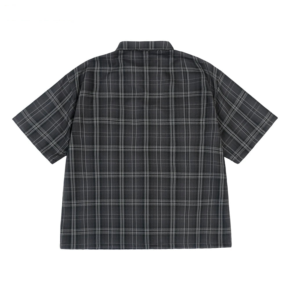 Embroidery Loose Short Sleeve Shirt - MyGarments®