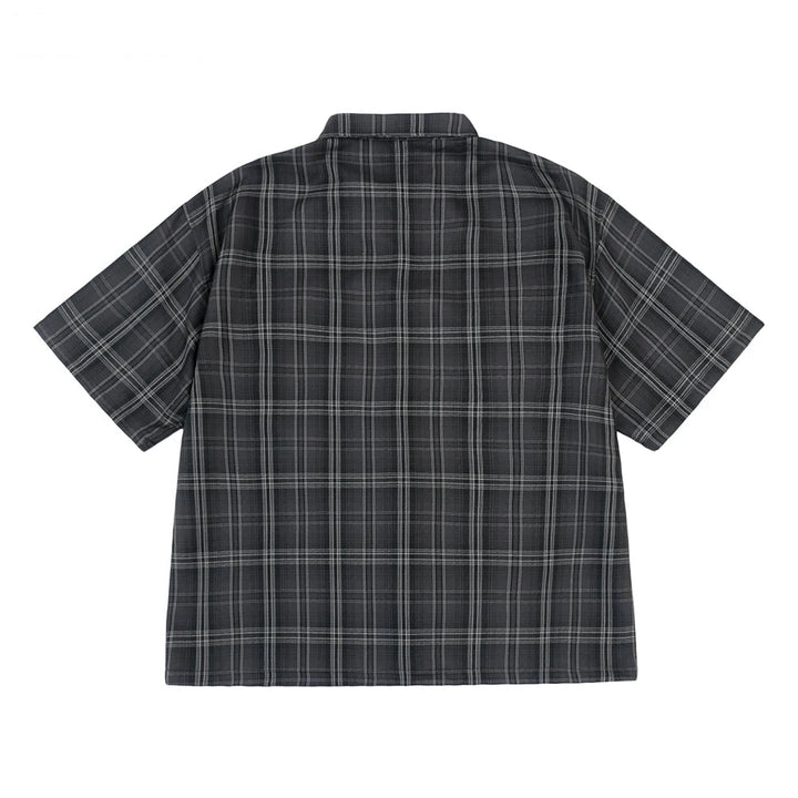 Embroidery Loose Short Sleeve Shirt - MyGarments®