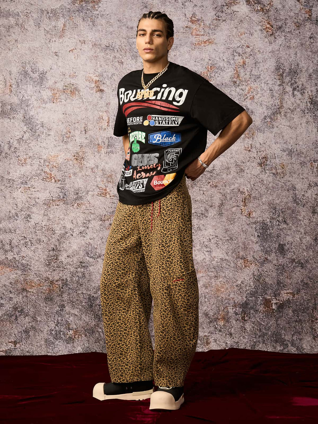 Street Graphic Print T-Shirt - 2415