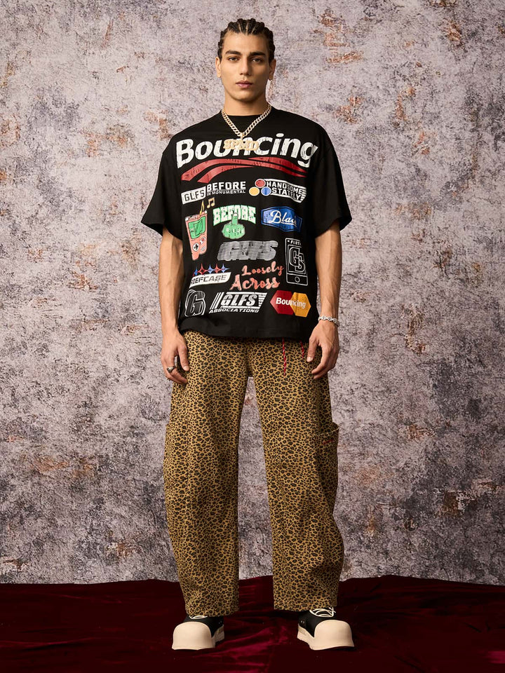 Street Graphic Print T-Shirt - 2415