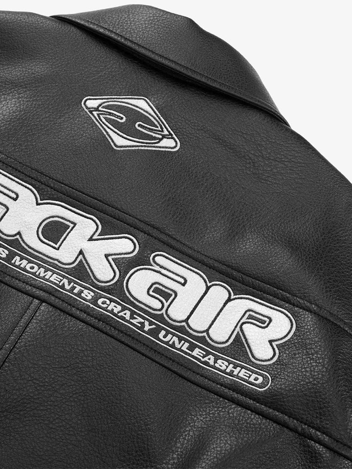 Thesupermade American Vintage Street PU Leather Jacket - 1821