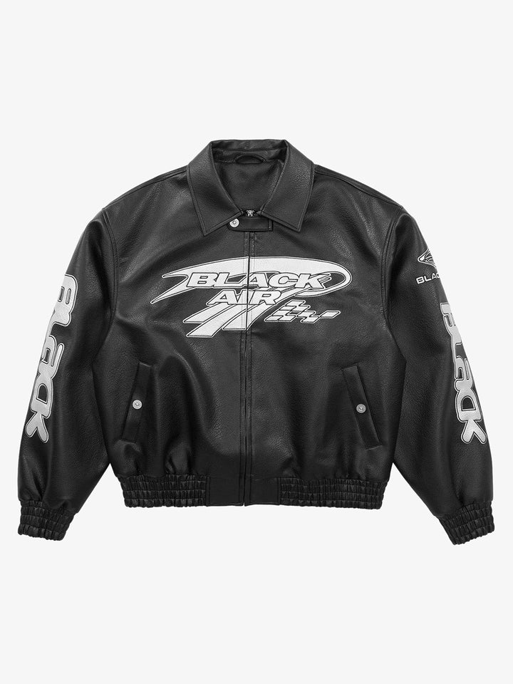 Thesupermade American Vintage Street PU Leather Jacket - 1821