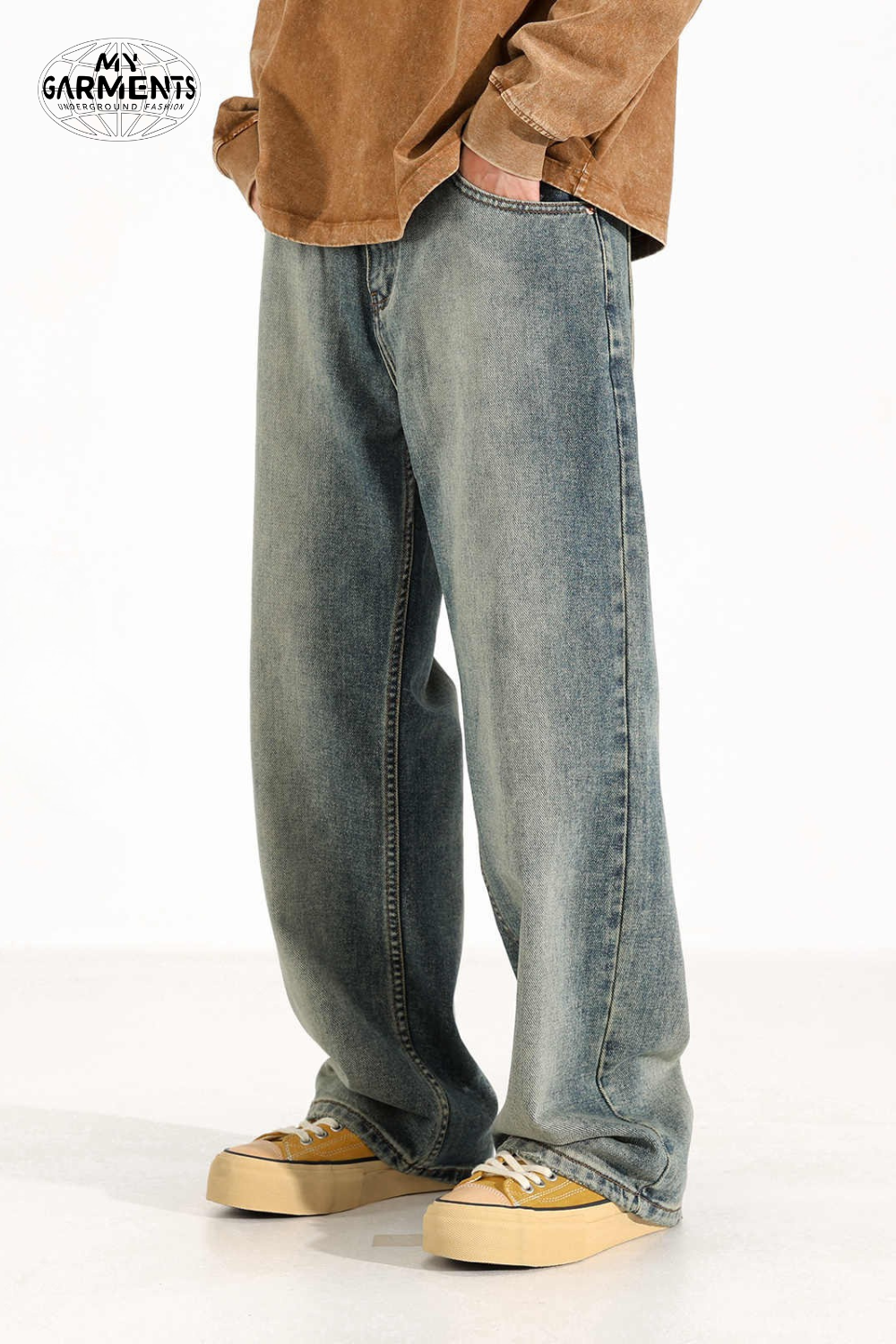 'Y2K' Washed Baggy Jeans
