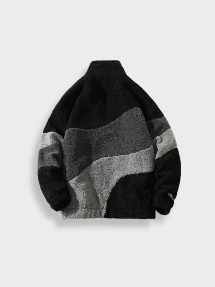 MGRMNTS Fuzzy Retro Fleece Jacket
