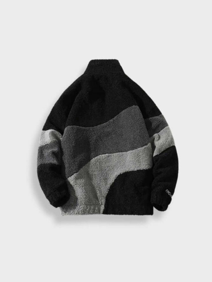 MGRMNTS Fuzzy Retro Fleece Jacket