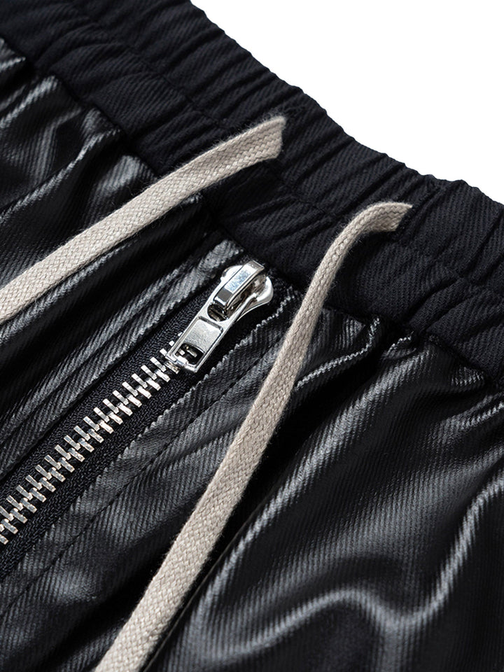 'Shadow' Matte Coated Multi-pocket Overalls